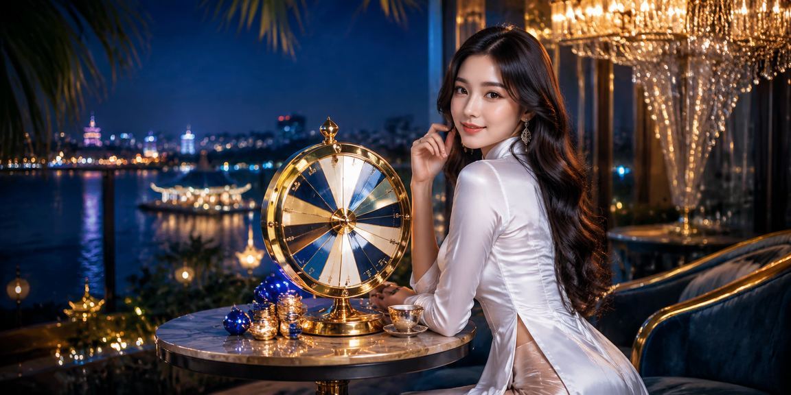 Phụ nữ Hà Nội mặc áo dài tham gia trò chơi roulette trực tuyến tại nền tảng giải trí